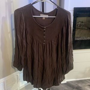 Women’s olive green blouse-size L